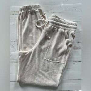 GYPSY CLOUD Super Soft Cream Joggers‎ Size Medium